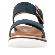 Remonte D1J62-14 Navy Suede Adjustable Sandal