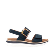 Remonte D1J62-14 Navy Suede Adjustable Sandal