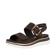 Remonte D1J62-25 Brown Suede Adjustable Sandal