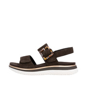 Remonte D1J62-25 Brown Suede Adjustable Sandal