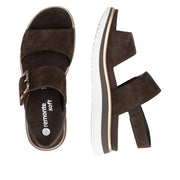 Remonte D1J62-25 Brown Suede Adjustable Sandal