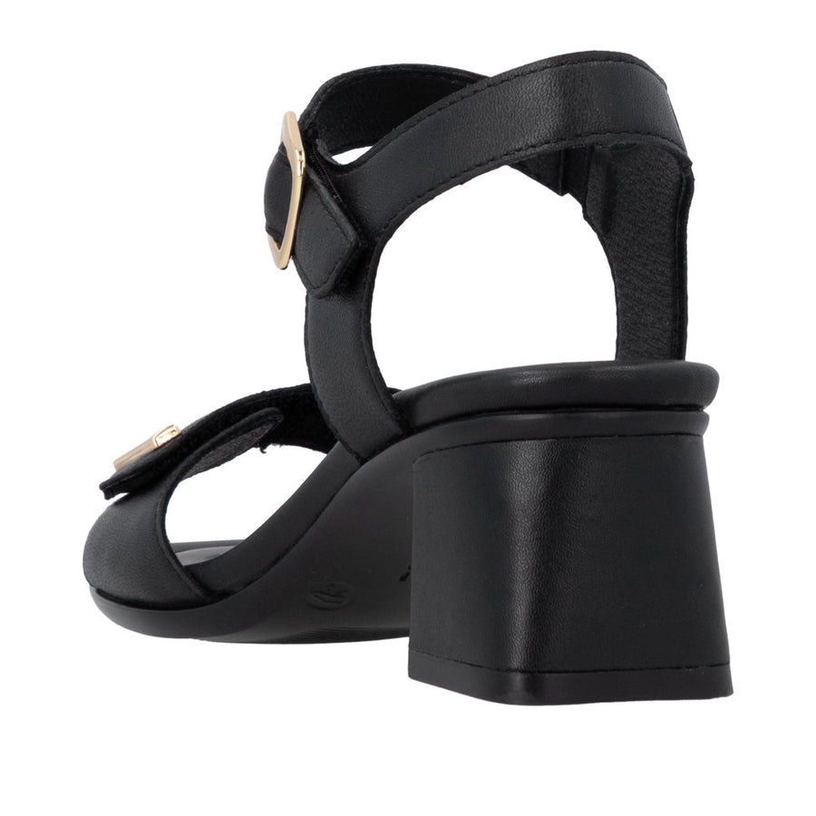 Remonte D1K54-00 Black Adjustable Sandal