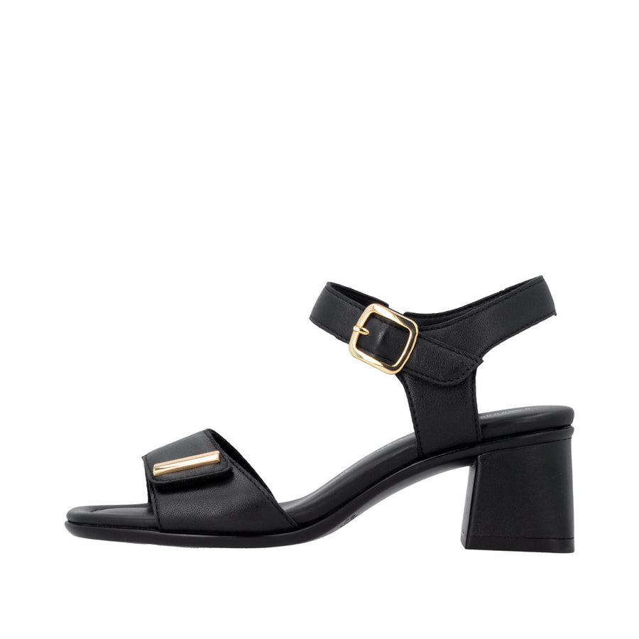 Remonte D1K54-00 Black Adjustable Sandal