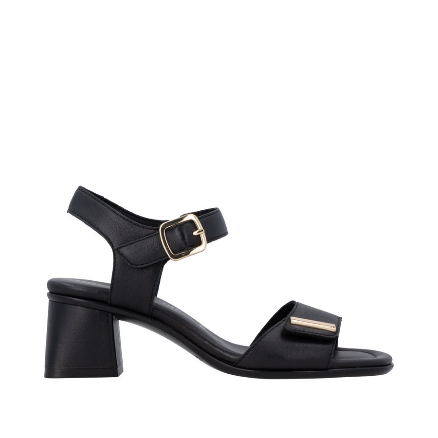 Remonte D1K54-00 Black Adjustable Sandal