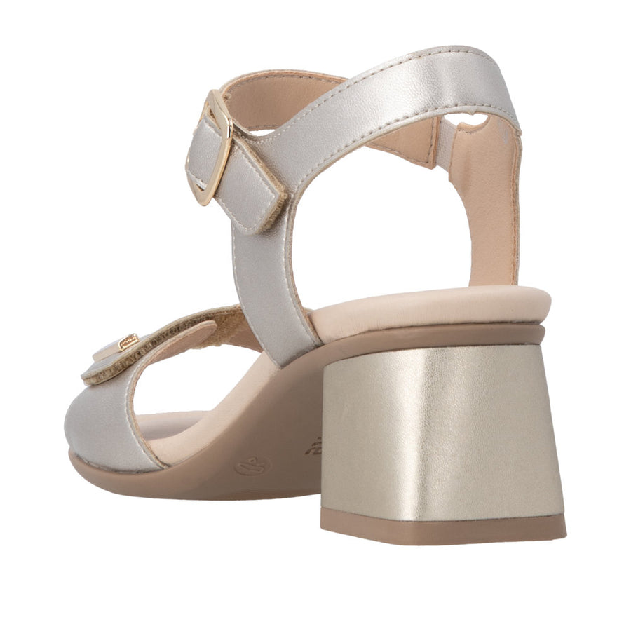 Remonte D1K54-90 Pale Gold Adjustable Sandal