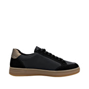 Remonte D2C04-03 Wide Fit Waterproof Black/Gold Sneakers