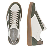 Remonte D2C04-60 Wide Fit Waterproof Cream/Green Sneakers