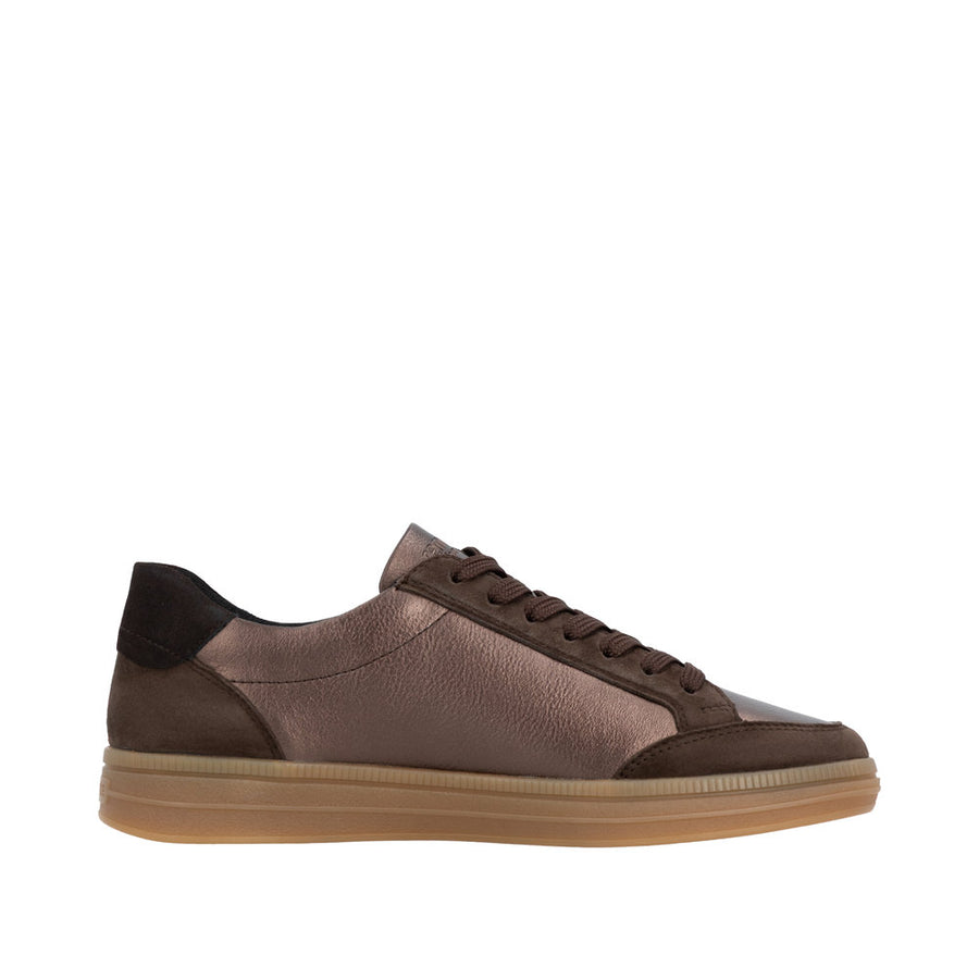 Remonte D2C04-90 Metallic Brown Wide Fit Trainers