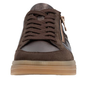 Remonte D2C04-90 Metallic Brown Wide Fit Trainers