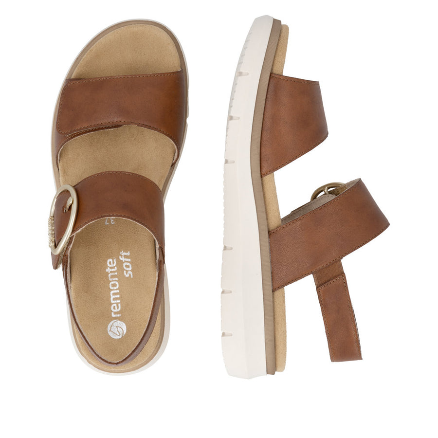 Remonte D2K50-24 Tan Adjustable Sandal
