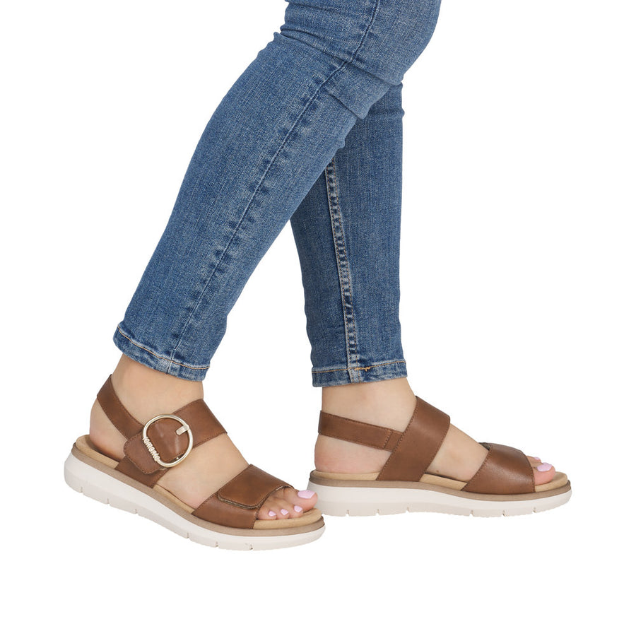 Remonte D2K50-24 Tan Adjustable Sandal