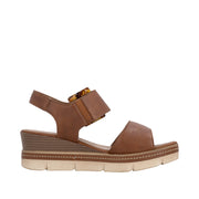 Remonte D2L53-24 Tan Adjustable Wedge Sandal