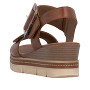 Remonte D2L53-24 Tan Adjustable Wedge Sandal