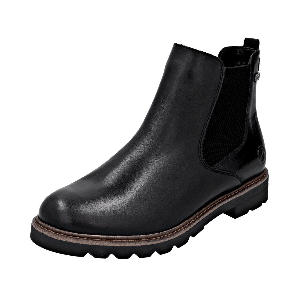 Remonte D2Q70-00 Black Waterproof Chelsea Boots