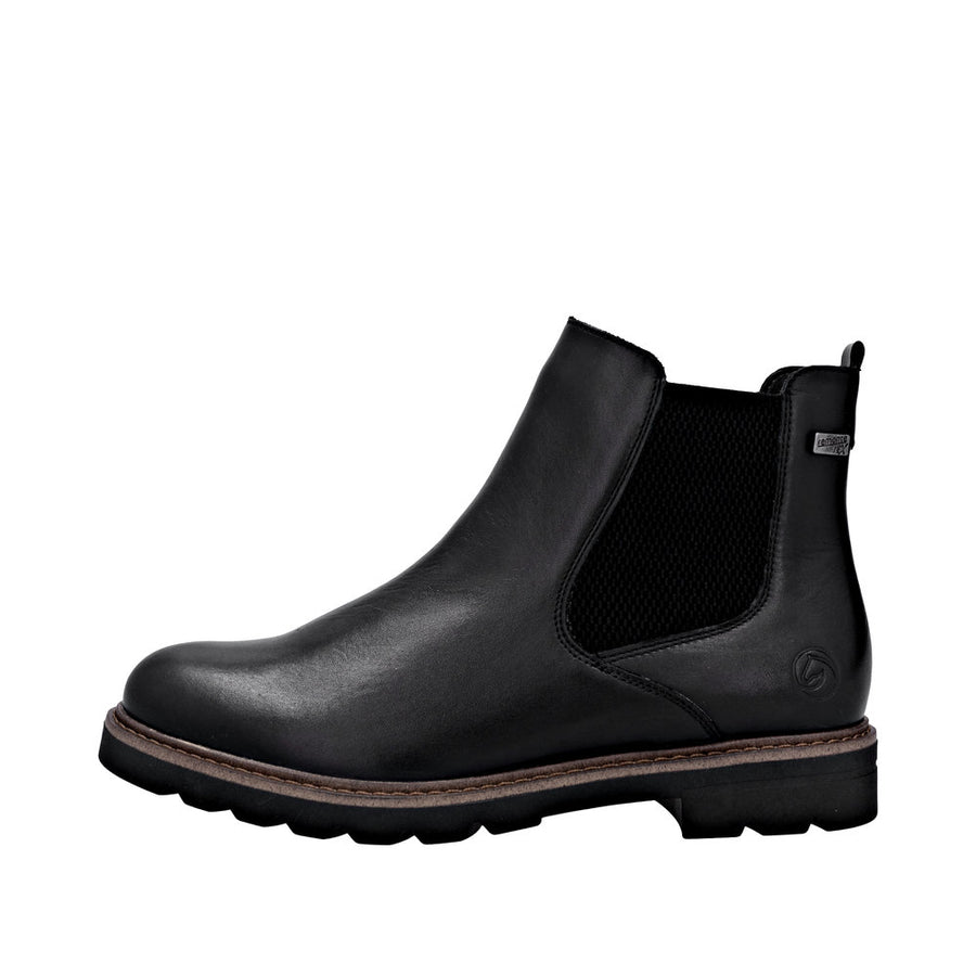 Remonte D2Q70-00 Black Waterproof Chelsea Boots