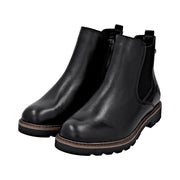 Remonte D2Q70-00 Black Waterproof Chelsea Boots