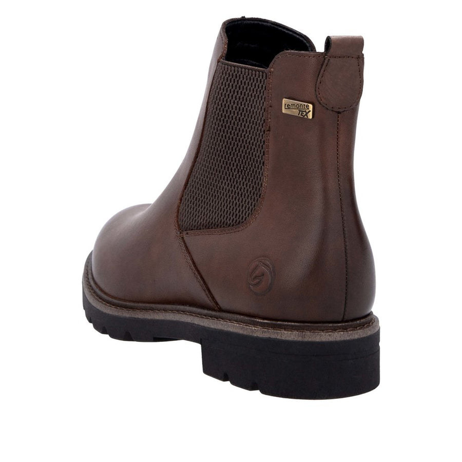 Remonte D2Q70-22 Brown Waterproof Chelsea Boots