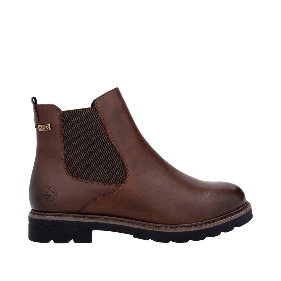 Remonte D2Q70-22 Brown Waterproof Chelsea Boots