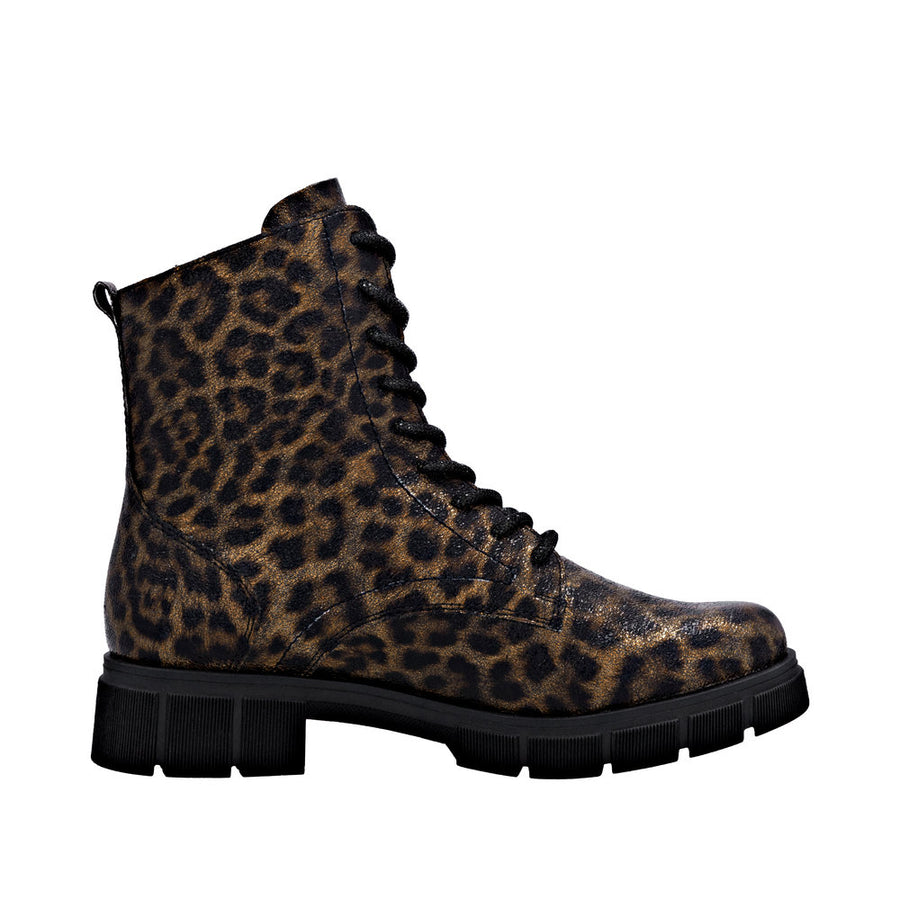 Remonte D2S72-90 Wide Fit Animal Print Boots