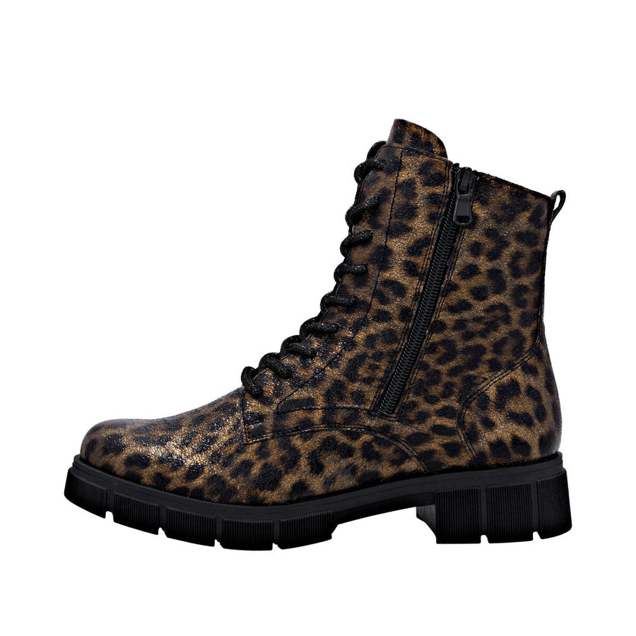 Remonte D2S72-90 Wide Fit Animal Print Boots