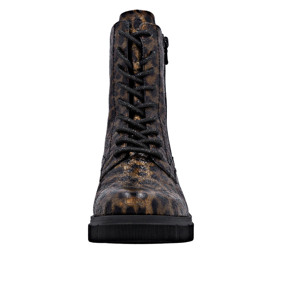 Remonte D2S72-90 Wide Fit Animal Print Boots