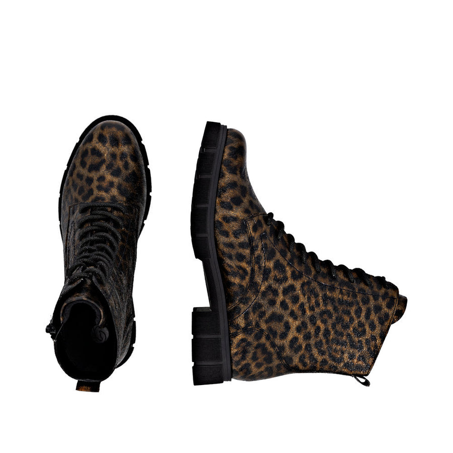 Remonte D2S72-90 Wide Fit Animal Print Boots