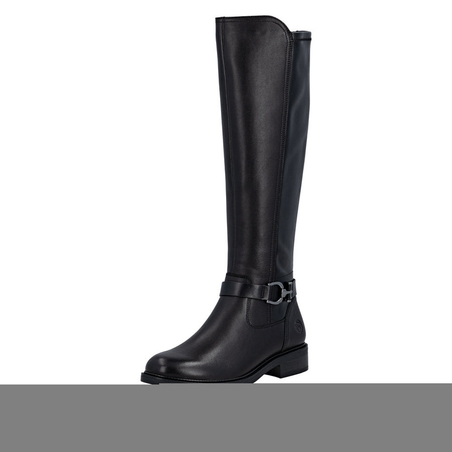 Remonte D2W77-00 Long Leg Black Boots