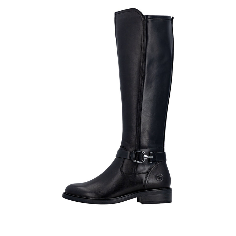 Remonte D2W77-00 Long Leg Black Boots
