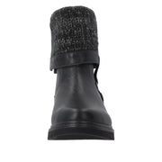 Remonte D3976-03 Black Water Resistant Wide Fit Boots
