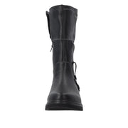 Remonte D3976-03 Black Water Resistant Wide Fit Boots