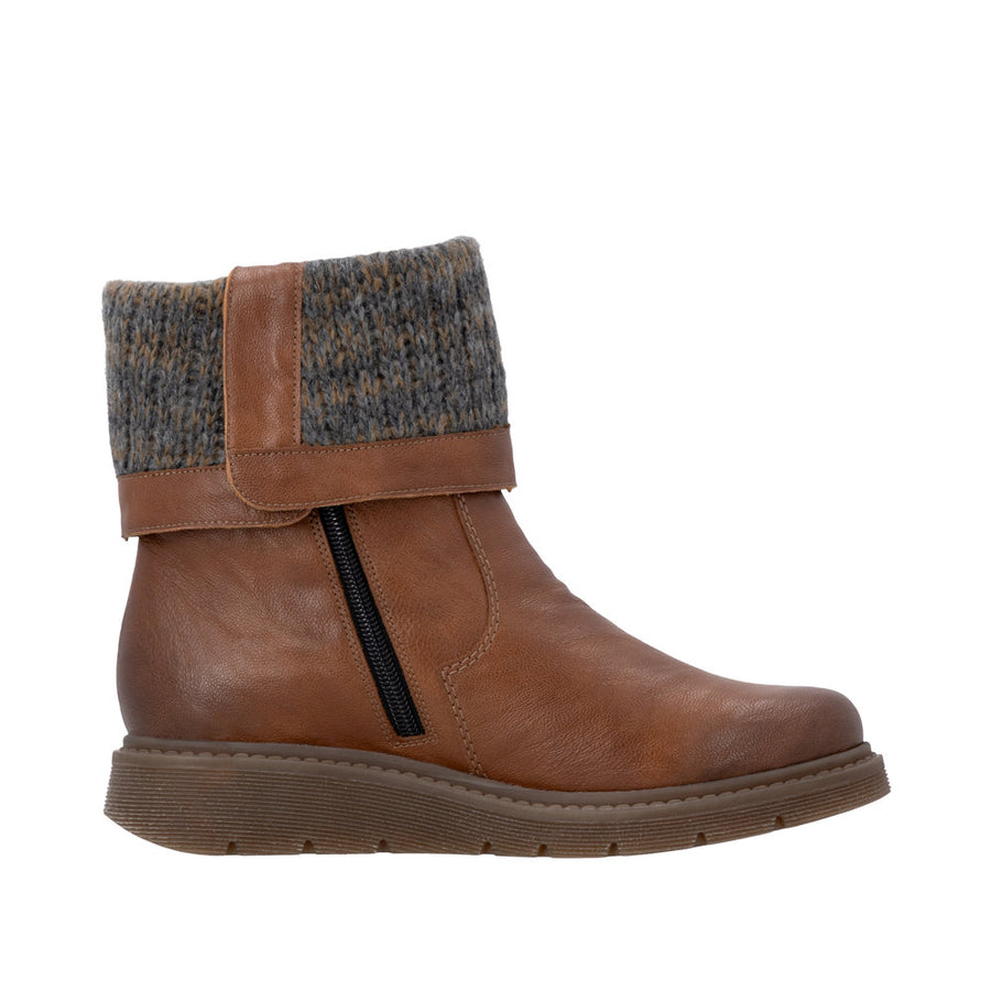 Remonte D3976-23 Brown Water Resistant Wide Fit Boots