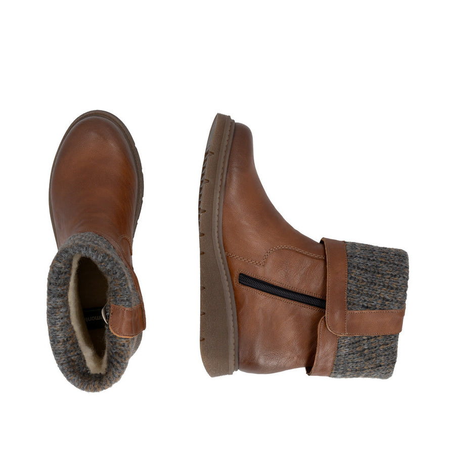 Remonte D3976-23 Brown Water Resistant Wide Fit Boots
