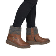 Remonte D3976-23 Brown Water Resistant Wide Fit Boots
