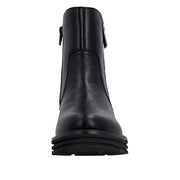 Remonte D3A70-00 Black Wide Fit Wool Lined Boots