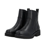 Remonte D3A70-00 Black Wide Fit Wool Lined Boots