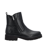 Remonte D3A70-00 Black Wide Fit Wool Lined Boots