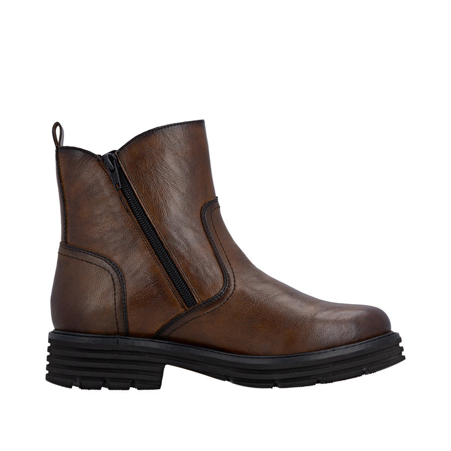 Remonte D3A70-25 Brown Wide Fit Wool Lined Boots