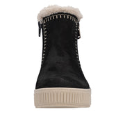 Remonte D3B70-03 Wide Fit Wool Lined Black Boots