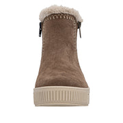 Remonte D3B70-20 Wide Fit Wool Lined Beige Boots