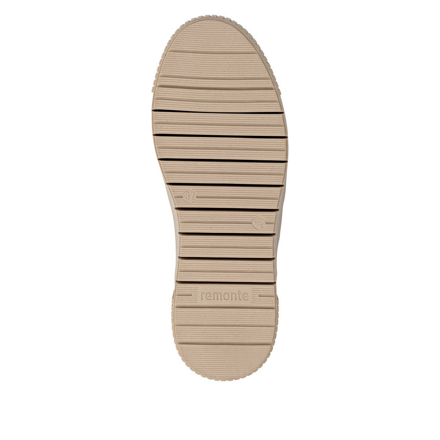 Remonte D3B70-20 Wide Fit Wool Lined Beige Boots