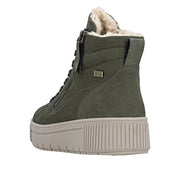 Remonte D3B71-54 Wide Fit Warm Lined Waterproof Green Boots