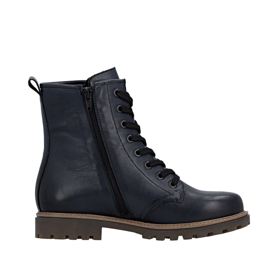 Remonte D3C70-14 Wide Fit Waterproof Blue Boots
