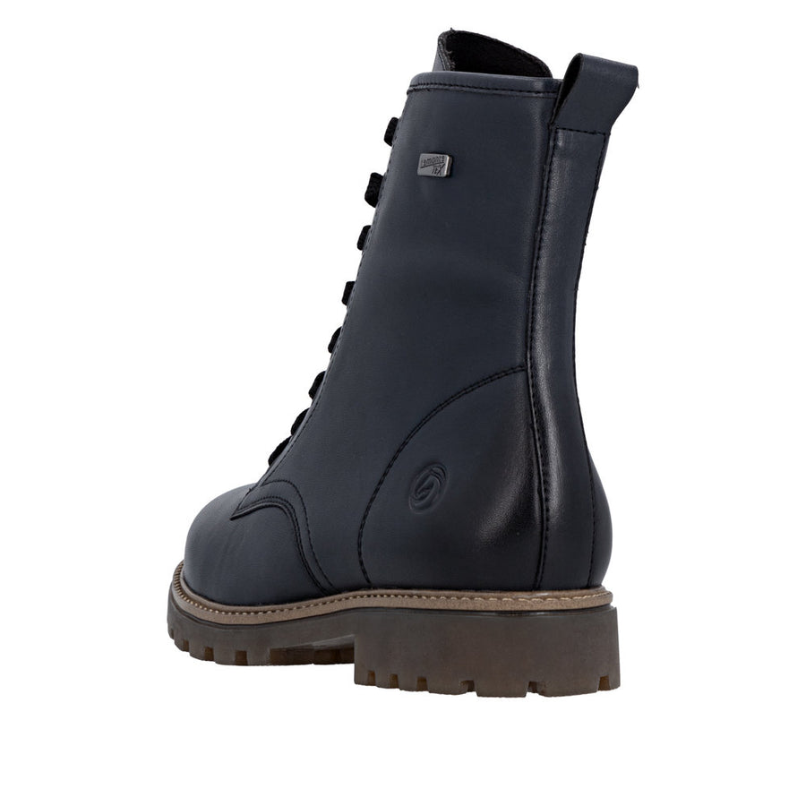 Remonte D3C70-14 Wide Fit Waterproof Blue Boots