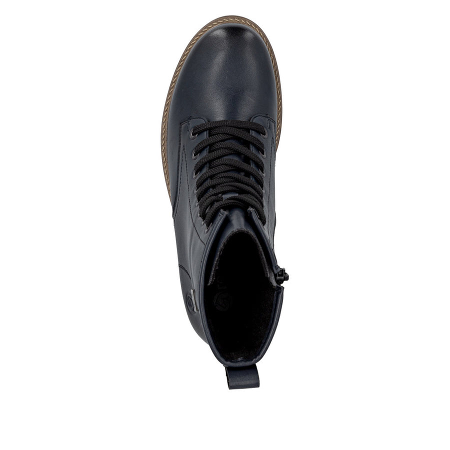 Remonte D3C70-14 Wide Fit Waterproof Blue Boots
