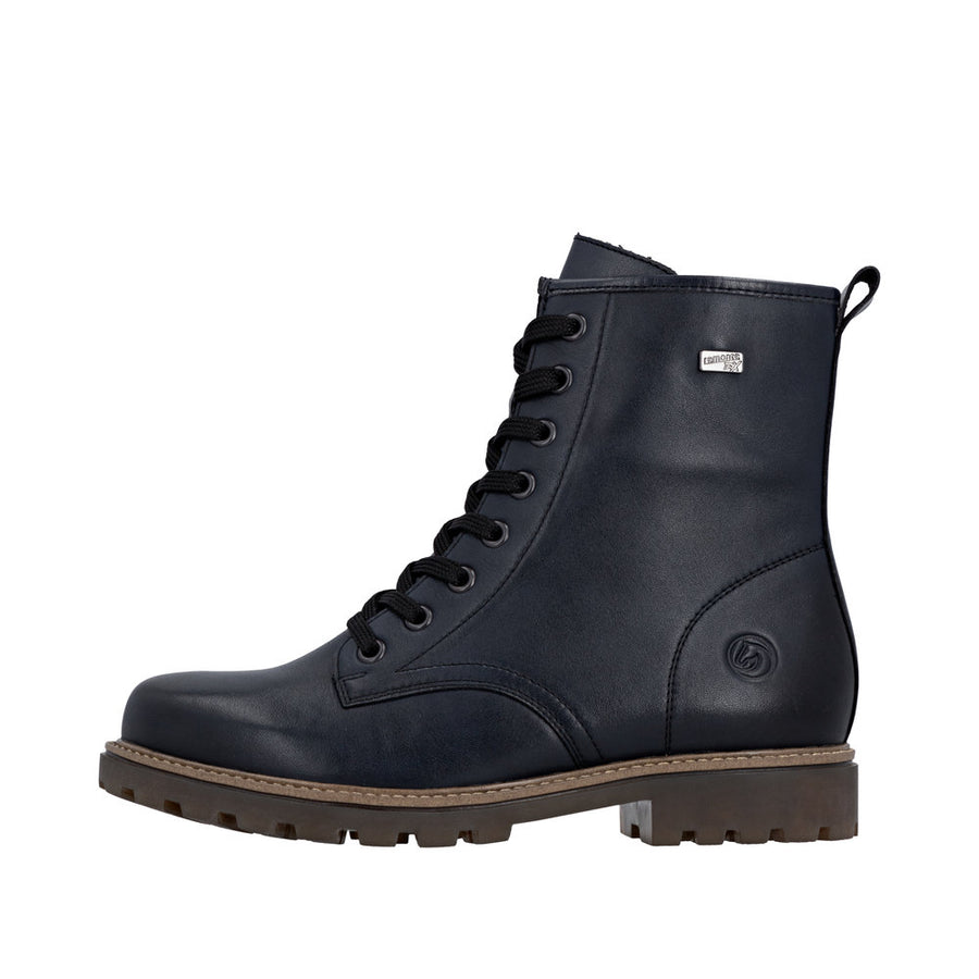 Remonte D3C70-14 Wide Fit Waterproof Blue Boots