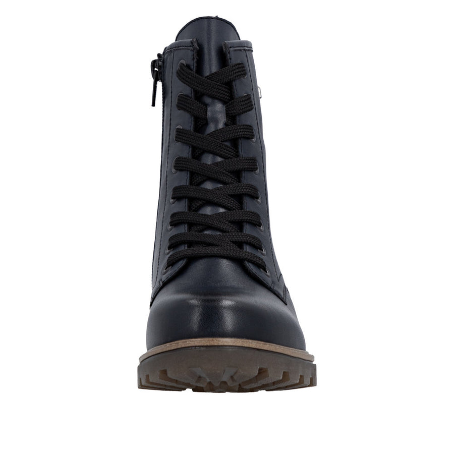 Remonte D3C70-14 Wide Fit Waterproof Blue Boots