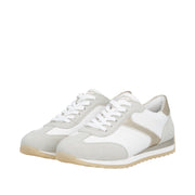 Remonte D3H03-80 Off White/Gold Wide Fit Trainer