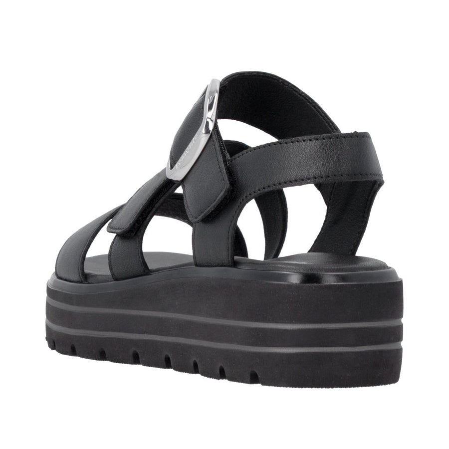 Remonte D3N50-00 Black Chunky Sandal