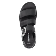 Remonte D3N50-00 Black Chunky Sandal