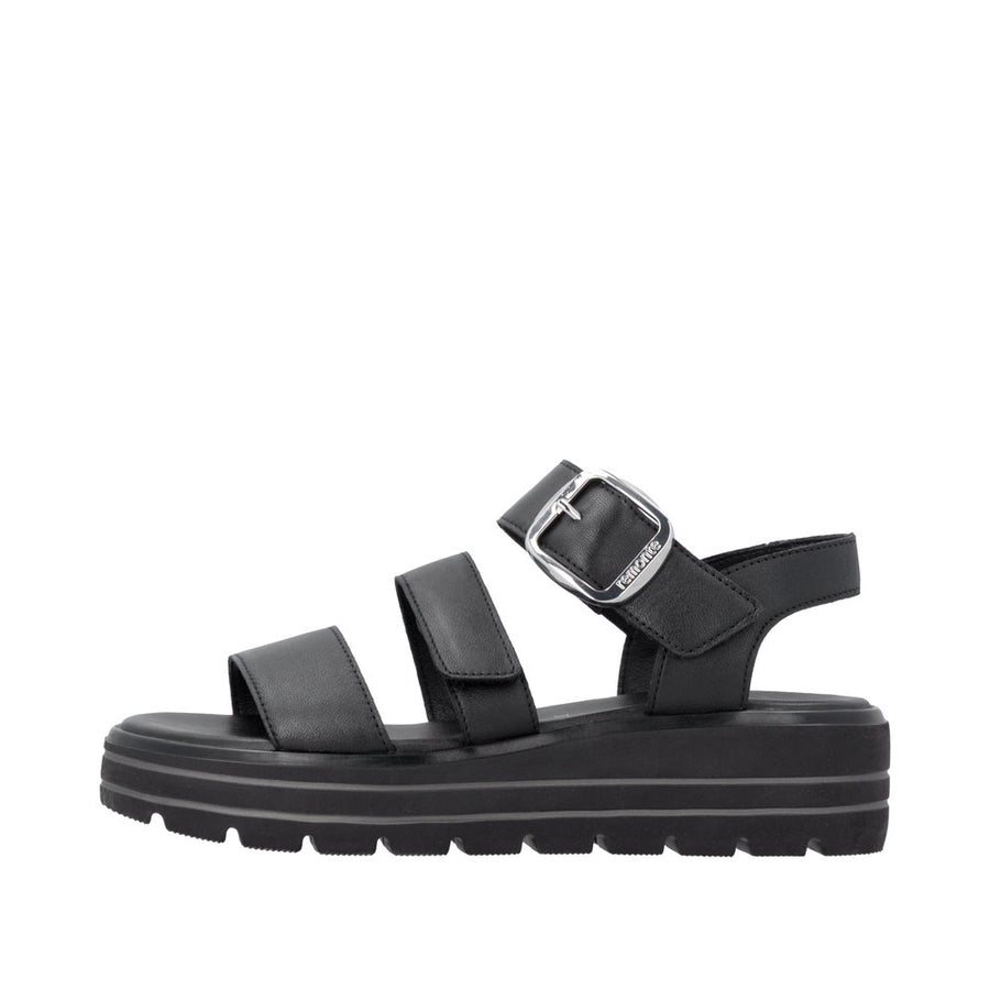 Remonte D3N50-00 Black Chunky Sandal
